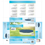 Poolabdeckung Intex 28030 METAL FRAME 305 x 25 x 305 cm