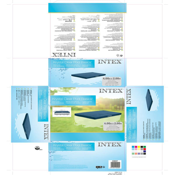 Poolabdeckung Intex 28037 400 x 200 cm