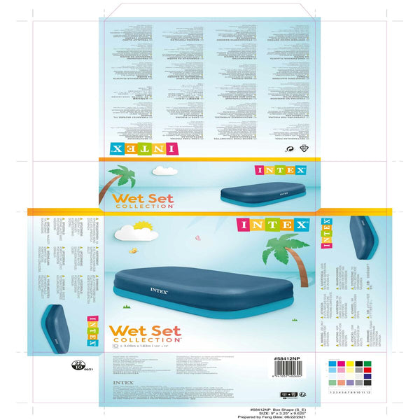 Poolabdeckung Intex 58412NP 305 x 51 x 183 cm