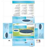 Poolabdeckung Intex 28021 EASY SET 284 x 30 x 284 cm