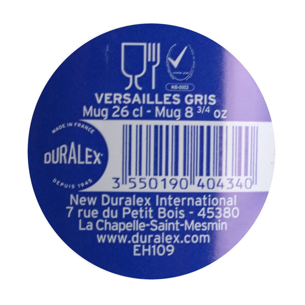 Kop Duralex Versailles Stapelbar Grau 260 ml (72 Stück)