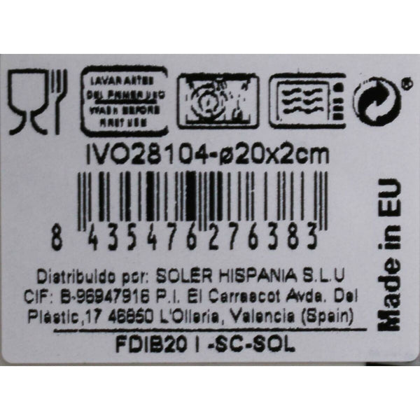 Dessert-Teller La Mediterránea Iberica Glanz (12 Stück)