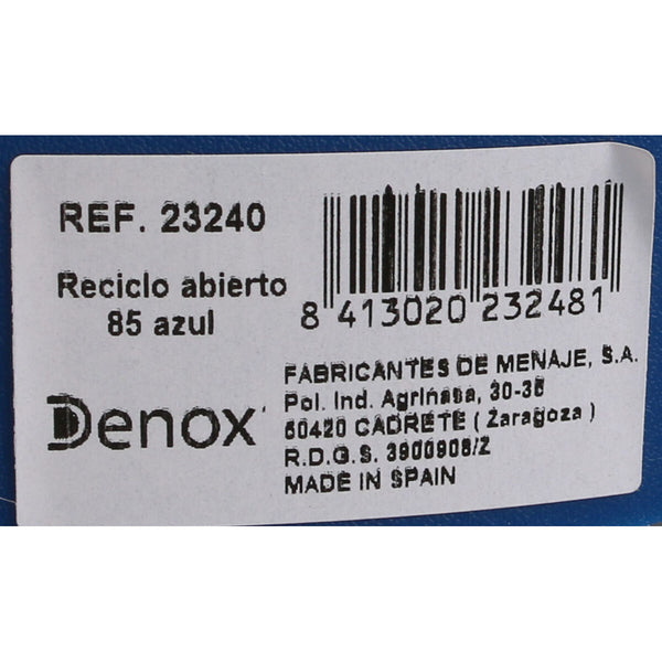 Abfallbehälter mit Rädern Denox Blau 85 L 58 x 41 x 76 cm (2 Stück)