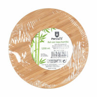Schüssel Percutti Melamine Braun grün 18,9 x 18,9 x 8,5 cm Bambus (4 Stück)