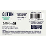 Lunchbox hermetisch Quttin 500 ml rechteckig 15 x 10 x 6 cm (12 Stück)