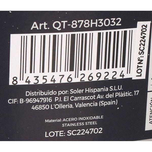 Kasserolle mit Glasabdeckung Quttin 6 L Ø 32,8 cm (2 Stück)