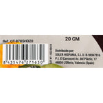 Kasserolle mit Glasabdeckung Quttin Sahara Geschmiedetes Aluminium Braun 34 x 21 x 11 cm (4 Stück)