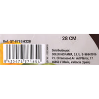 Kasserolle mit Glasabdeckung Quttin Sahara Geschmiedetes Aluminium Braun 42 x 29 x 4,5 cm (4 Stück)