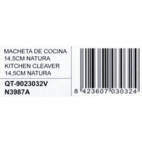 Küchenbeil Quttin Natura 14 cm 122 mm (24 Stück) (14,5 cm)