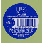 Dessertteller Duralex Lys Ø 19 cm grün (24 Stück)