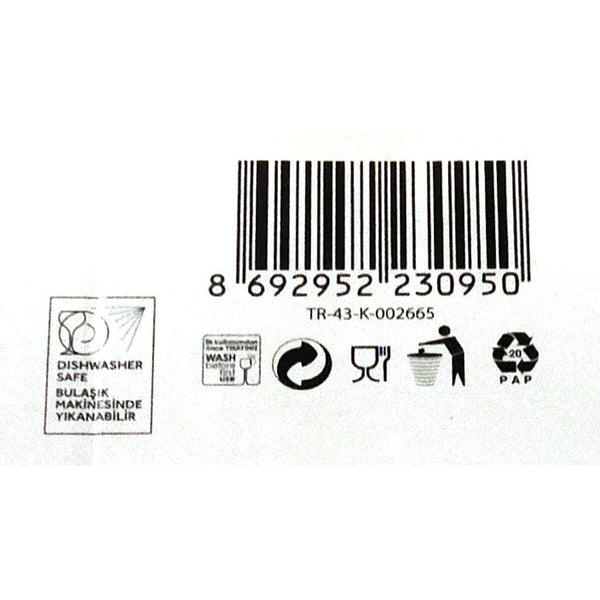 Gläserset LAV Terra Durchsichtig Kristall 6 Stücke (8 Stück) (6 pcs)