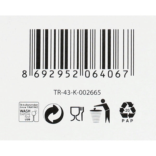 Salatschüssel LAV VIR291 1880 cc (Ø 21 x 10,5 cm) 1,88 L (6 Stück)