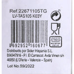 Transparentes Glasgefäß Inde Tasty 1,05 L mit Deckel (12 Stück)