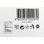 Salatschüssel LAV CP112-1 Durchsichtig Kristall 23 x 23 x 10 cm (4 Stück) (2600 cc) (ø 23 x 9,4 cm)