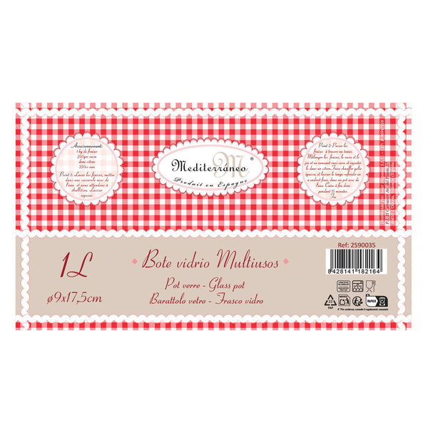 Topf Mediterraneo     Mehrzweck 935 ml Glas (12 Stück)