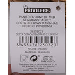 Mehrzweckkorb Privilege korb Ø 21,5 x 21,5 x 9 cm (16 Stück)
