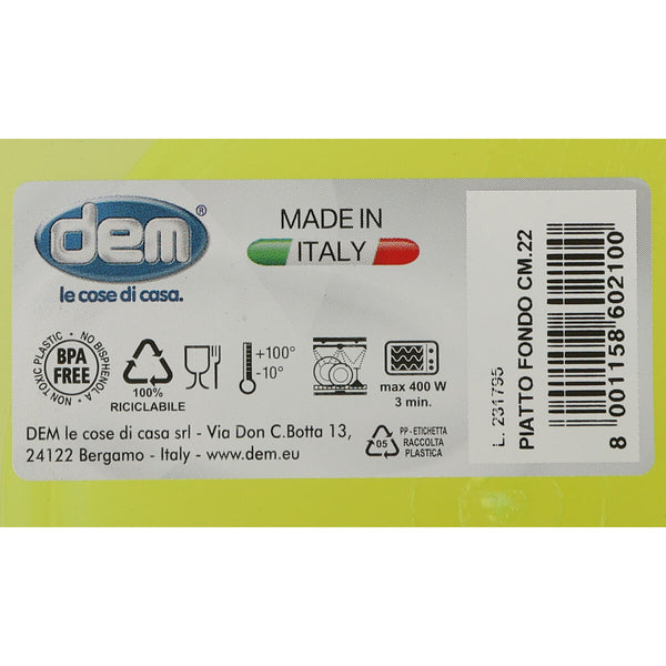 Suppenteller Dem Cristalway Ø 22 x 22 x 3 cm (36 Stück)