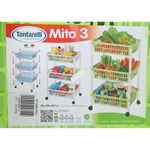 Gemüsewagen Tontarelli Mito 3 Kunststoff grün 40 x 29 x 62 cm (12 Stück)