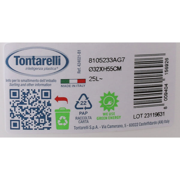 Abfalleimer Tontarelli GR36379 25 L (10 Stück)