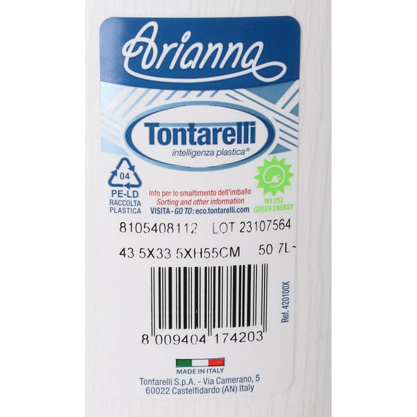 Wäschekorb Arianna Tontarelli 8105408_112 50 L Weiß 44 x 35 x 55 cm (6 Stück)