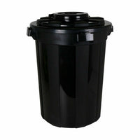 Abfalleimer Dem Hop Schwarz 70 L (3 Stück)