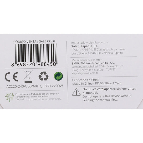 Wasserkocher Kiwi 953KK3307 2200 W 1,5 L