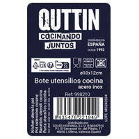 Besteckkasten Quttin Quttin Edelstahl ø 10,3 x 12,2 cm (12 Stück)