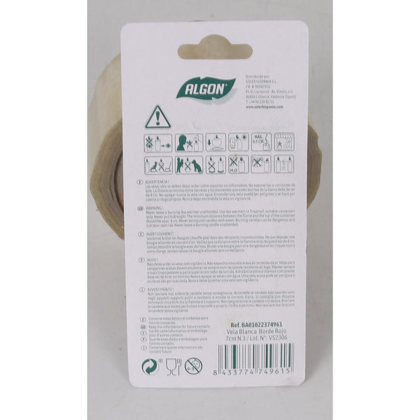 Kerzen-Set Algon Rot (36 Stück)