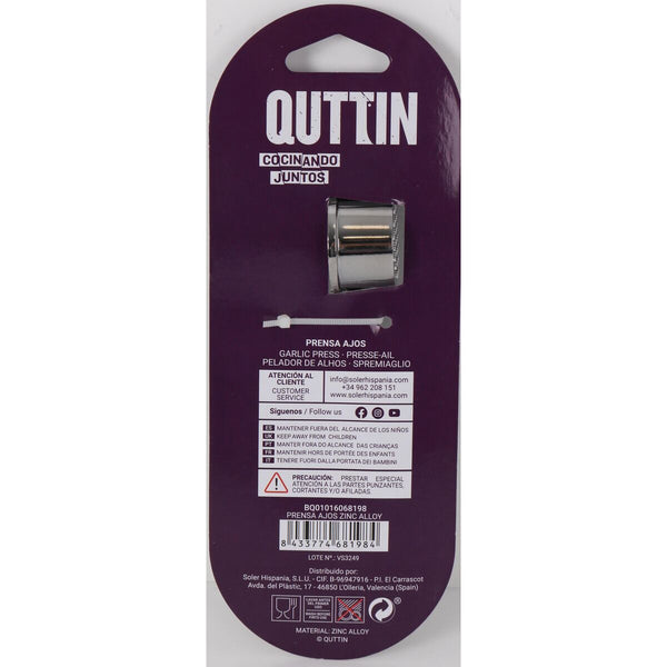Knoblauchpresse Quttin (15,5 x 2,5 x 4 cm) 22 x 8 x 3 cm