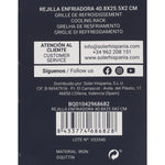 Kühlgitter Quttin 63372 Metall Schwarz