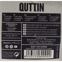 Italienische Kaffeemaschine Quttin 6 Tassen (6 Stück)