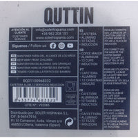 Italienische Kaffeemaschine Quttin Aluminium 12 Kopper (6 Stück)