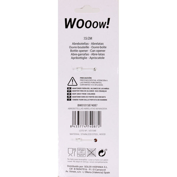 Flaschenöffner Wooow Dosenöffner 15 cm (36 Stück)