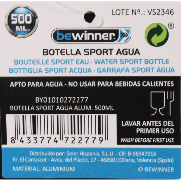 Thermosflasche Bewinner Aluminium 500 ml 6,5 x 21 cm (12 Stück)