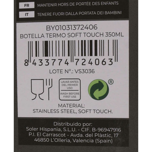 Thermosflasche ThermoSport Soft Touch 350 ml (6 Stück)