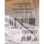 Gläserset Algon Pappe Weiß 12 Stücke 250 ml (20 Stück)