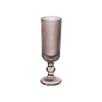 Champagnerglas Streifen Grau Glas 160 ml (6 Stück)