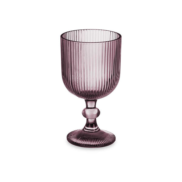 Weinglas Vivalto OCT-DK80005SC OCT-DK80005SC Rosa Glas 260 ml Streifen (6 Stück)