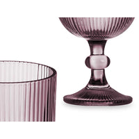 Weinglas Vivalto OCT-DK80005SC OCT-DK80005SC Rosa Glas 260 ml Streifen (6 Stück)
