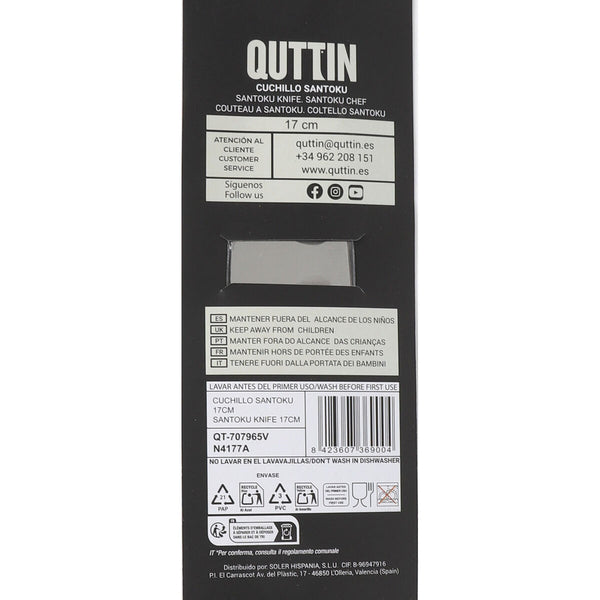Küchenmesser Quttin Santoku Kasual 17 cm (24 Stück)