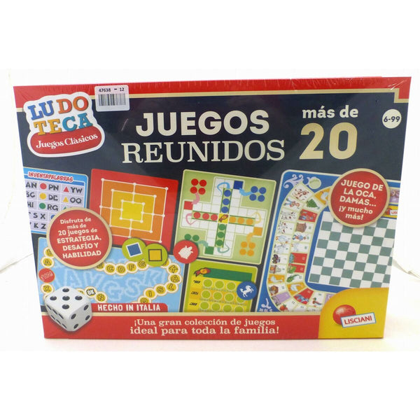 Tischspiel Lisciani Juegos reunidos ES 40 x 0,1 x 33 cm (12 Stück)