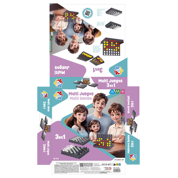 Set aus 4 Spielen CB Games (6 Stück)