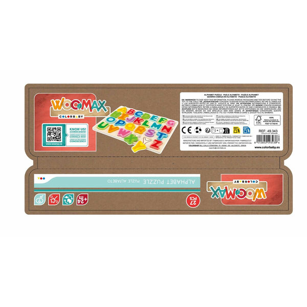 Kinder Puzzle aus Holz Woomax + 2 Jahre 27 Stücke (12 Stück)