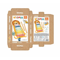 Xylofon Woomax Löwe Holz 16 x 2,5 x 26 cm (6 Stück)