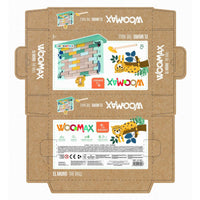 Konstruktionsspiel Woomax tiere 44 Stücke (6 Stück)
