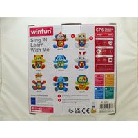 Plüschtier mit Klang Winfun Affe 18 x 20,5 x 12,5 cm (6 Stück)