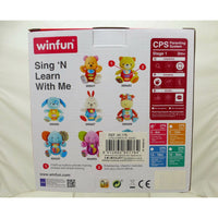 Plüschtier mit Klang Winfun Katze 16 x 17,5 x 10,5 cm (6 Stück)