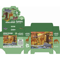 Kinderpuzzle Colorbaby Wild Animals 60 Stücke 60 x 44 cm (6 Stück)