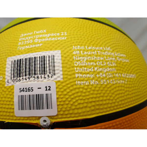 Basketball John Sports Rainbow 7 Ø 24 cm 12 Stück