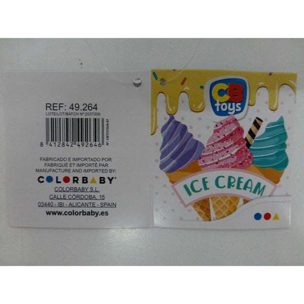 Strandspielzeuge-Set Colorbaby Ø 18 cm 11 Stücke Eiscreme Polypropylen (15 Stück)